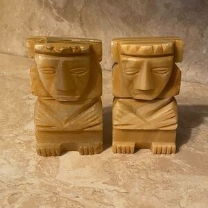 Vintage Onyx/Marble Bookend Set